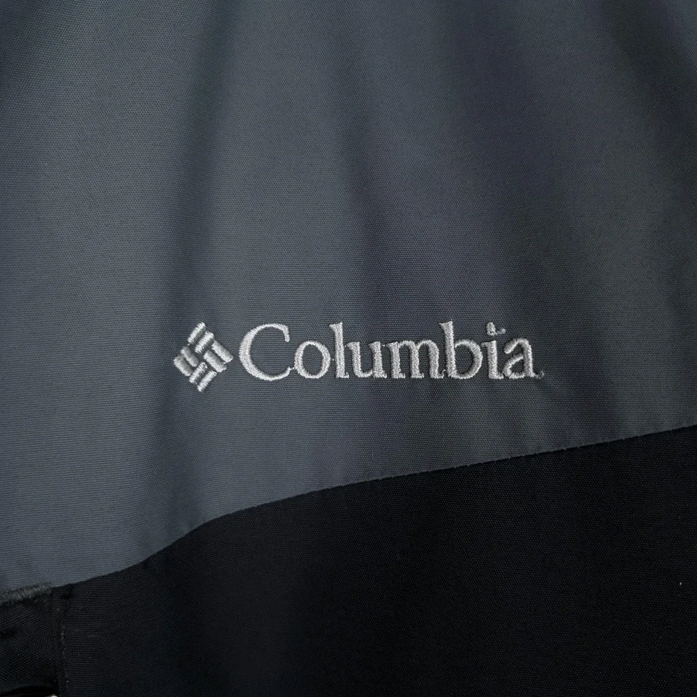 Columbia Jacket Mens Large Gray Wister Slope Thermal Coil Hooded Insulated